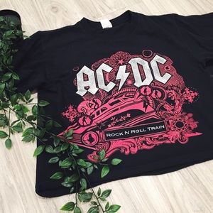 Vintage Black AC/DC Tee Shirt